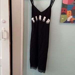 Killstar TIRED 90s Slip Dress